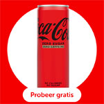 Geld Terug Actie: Gratis blikje Coca-Cola Zero Sugar Zero Cafeine