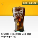 Gratis Coca Cola Zero Sugar bij McDonald's