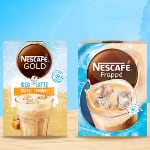 Gratis 2 samples Nescafé IJskoffie (Iced Latte Salted Caramel & Frappé)