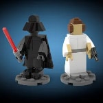 Gratis LEGO Star Wars Darth Vader en Princess Leia