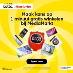 Win 1 minuut gratis winkelen bij MediaMarkt + 50% korting