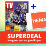 Gratis Hema Cadeaukaart t.w.v. € 10 bij TV Krant met 44% korting