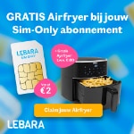 Gratis Princess Airfryer t.w.v. € 80 bij Lebara Sim-Only