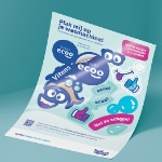 Gratis Vitens Wasmachine Stickervel