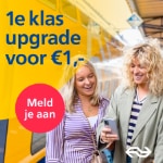 Upgrade 1e klas NS voor € 1,-