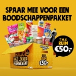 Supermarktactie: Jumbo Boodschappenpakket t.w.v. € 50,-