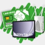 Gratis 2 Wifi Versterkers, Samsung Galaxy Tab A9+ of Sim Only Onbeperkt abonnement 