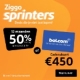 €450 Bol Cadeaubon of 12 maanden 50% korting bij Ziggo Internet + Streamingdienst naar keuze + SmartWifi pod6 + Installatiehulp