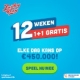 Gratis 12 weken lang dubbele Loten Lucky Day