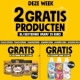 Wekelijks 2 Gratis producten bij Jumbo